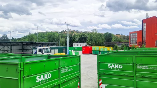 Sběrný dvůr SAKO Brno na Jedovnické